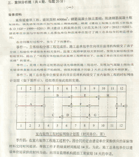 2013年二級建造師考試建筑工程真題(圖片版)