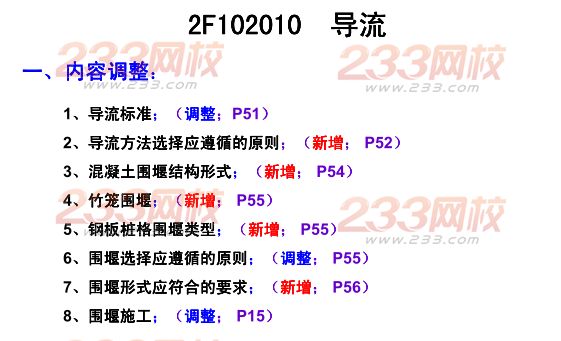 2015年二建《水利水電》考點狂背（四）