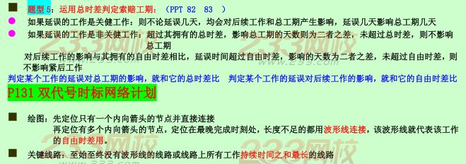 2015年二建《施工管理》考點狂背：施工進度管理