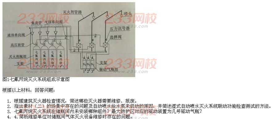 消防工程師真題案例分析