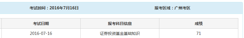 2016年7月基金從業(yè)資格預(yù)約式成績查詢?nèi)肟陂_通