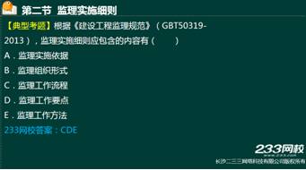 233網(wǎng)校2016年監(jiān)理《法規(guī)》真題命中知識(shí)點(diǎn)