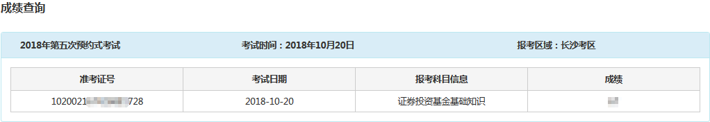 2018年10月基金從業(yè)考試成績今天10點(diǎn)已公布