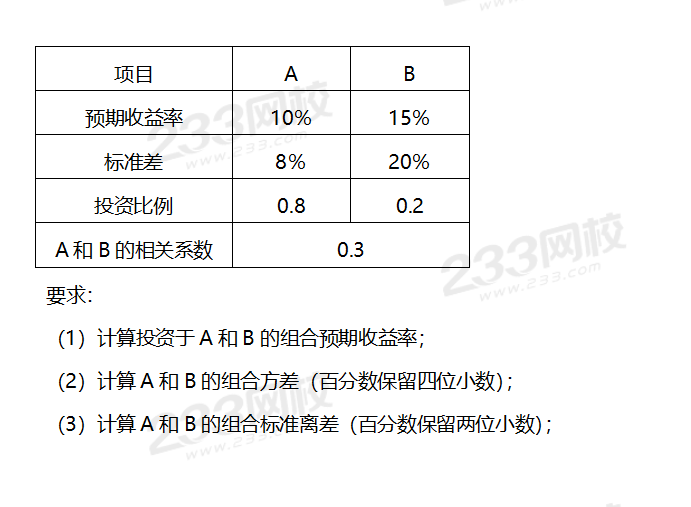 中級財(cái)務(wù)管理主觀題訓(xùn)練