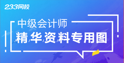 中級(jí)會(huì)計(jì)考前沖刺資料