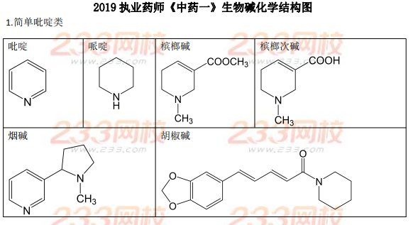 2019執(zhí)業(yè)藥師《中藥一》化學(xué)結(jié)構(gòu)圖.png