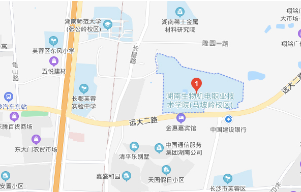 2020年湖南長沙考區(qū)二級建造師執(zhí)業(yè)資格考試考點地圖